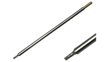 STTC-836 - Soldering cartridge, chisel shape (ø x L) 2.5 x 9.9 mm, 800 series