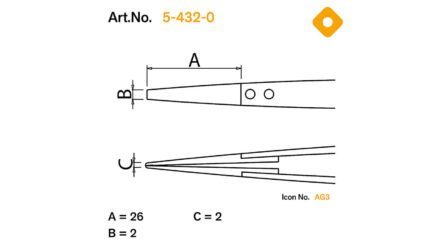 csm 5 432 0 b01 pinces à épiler à embouts interchangeables tweezers interchangeable tips icon pictogramme dessins cotés scale drawings 6d8cbdca5c 1