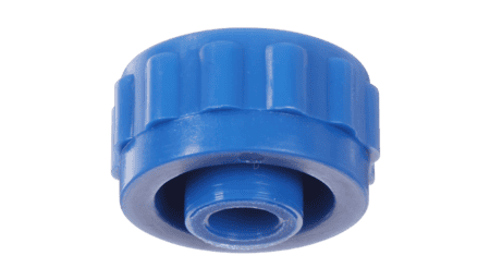 Aufstell-Verschlusskappe, blau (50 Stück)