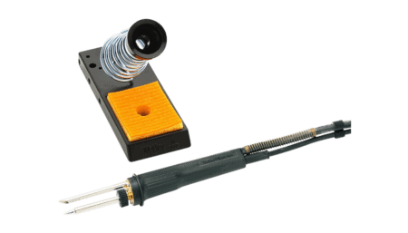 FE 75 soldering iron with safety rest