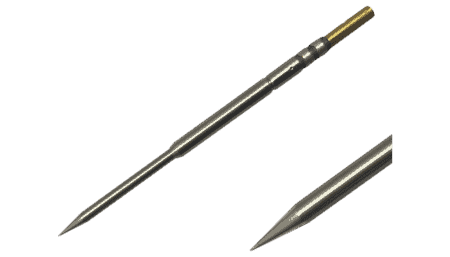 UFC-Ultrafine soldering tip, extra long, (ø x L) 0.4 x 8.0 mm, 700 series