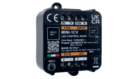 1 channel LED dimmer, constant voltage 12-48VDC, compact design