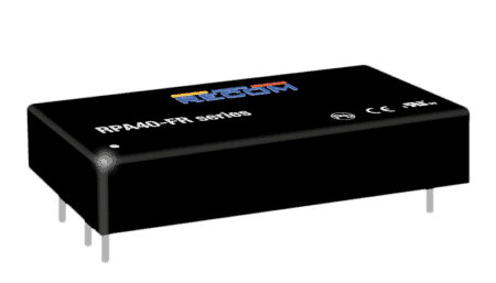 40W DC/DC converter, input 36...160V output 5.1V/8000mA, Railway