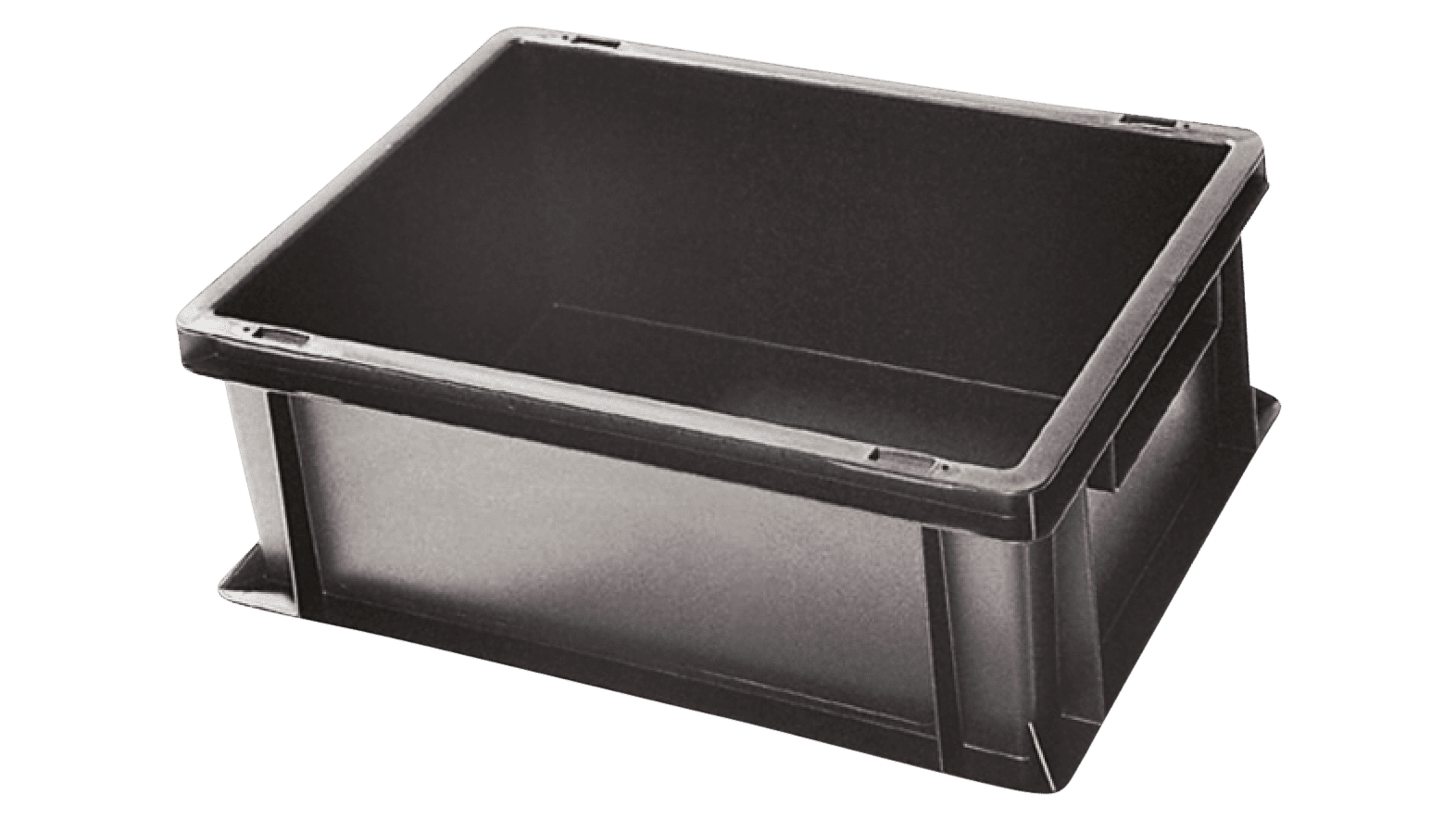 EURO ESD Lager-Behälter schwarz in verschiedenen Grössen