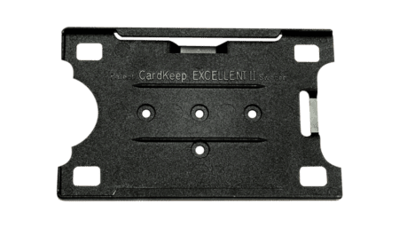 Identity card holders, black, can only be worn in landscape format (PU 10 pieces)