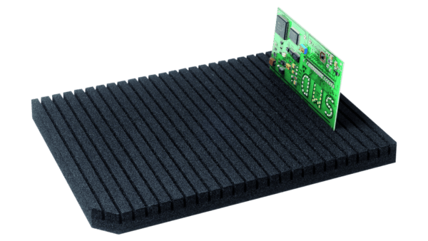 ESD Leiterplattenhalter aus Schaumstoff, 355 x 255 x 25 mm