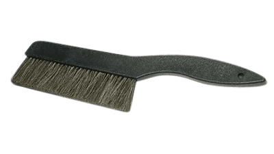 ESD conductive flat brush soft natural bristles 140mm