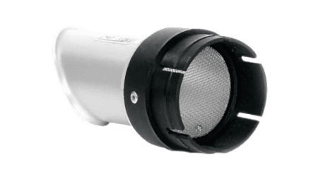Easy-Click 60 beveled nozzle, metal, with grid insert