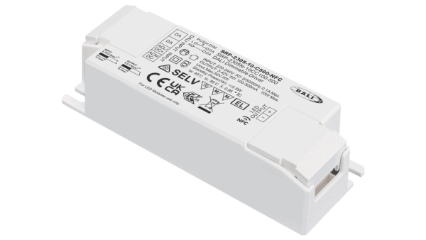 10W DALI2 DT6, AC-PUSH, Konstantstrom LED Treiber, 100-500mA, NFC