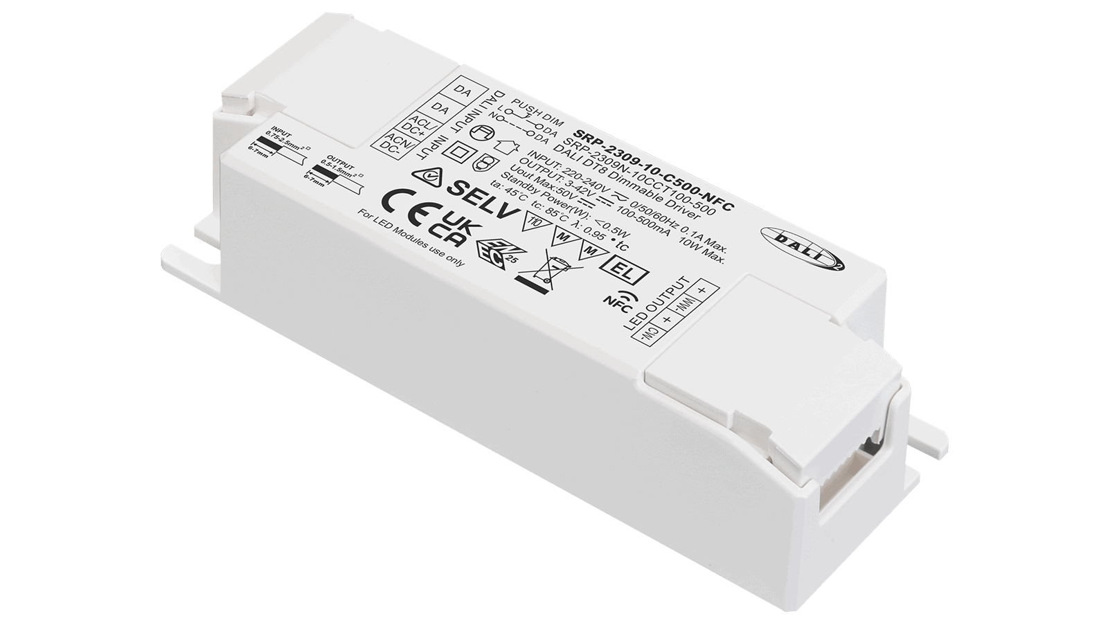 SRP-2309-10-C500-NFC - Sunricher - 10W DALI2 DT8, Tunable white