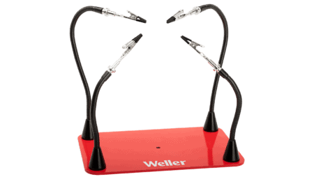 Circuit board holder with four magnetic arms