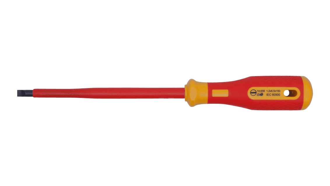 VDE Schraubendreher Schlitz Klinge 6,5 x 150 mm