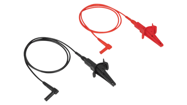 Heavy-duty crocodile clips, test leads - 91.4 cm