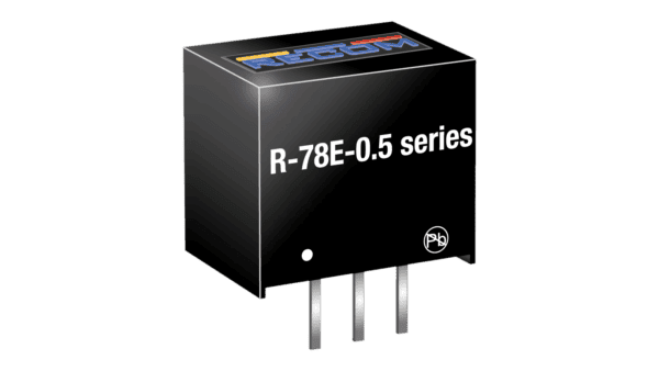 1.65W DC/DC-Wandler, Eingang 6…28V,  Ausgang 3.3V/500mA, SIP3