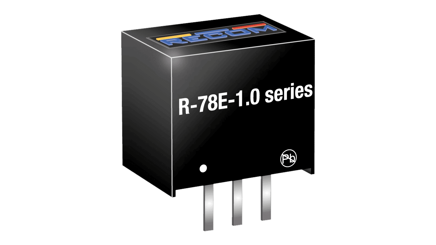 5W DC/DC-Wandler, Eingang 8…28V, Ausgang  5V/1000mA, SIP3