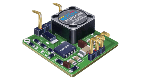 12W DC/DC converter, input 8...42V, output 5V/1000mA, SMD