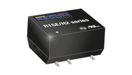 1W DC/DC converter, input 3.3V +/-10%, output 5V/200mA, SMD