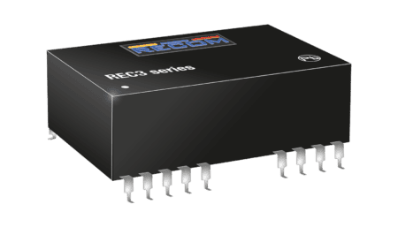 3W DC/DC converter, input 4.5...9V, output 5V/600mA, DIP24 SMD
