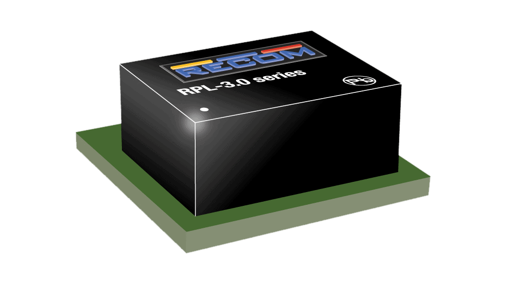 15W DC/DC Wandler, Eingang 4…18V, Ausgang  0.8...5.2V/3000mA, LGA