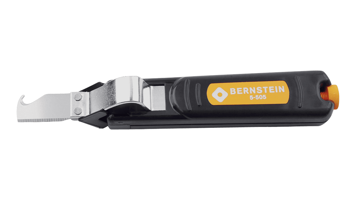 Abisoliermesser Ø 4-28mm mit Hakenklinge