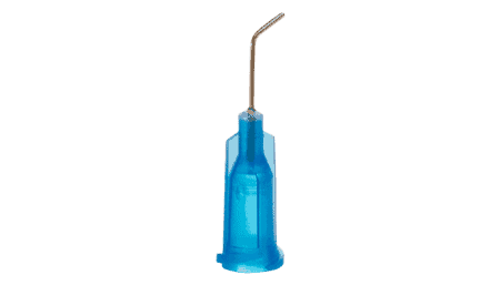 Dispensing needles, 12.7 mm, curved 45°, 22 gauge (50 pcs)