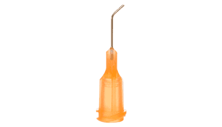 Dispensing needles, 12.7 mm, curved 45°, 23 gauge (50 pcs)