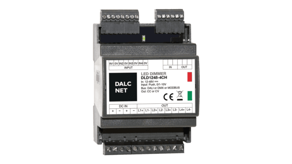4 canaux MODBUS Contrôleurs de LED, tension constante 12-48VDC