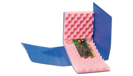ESD Safeshield shipping box with 20 mm profile foam