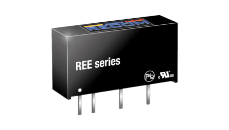 1W DC/DC converter, input 5V +/-10%, output 5V/200mA, SIP7