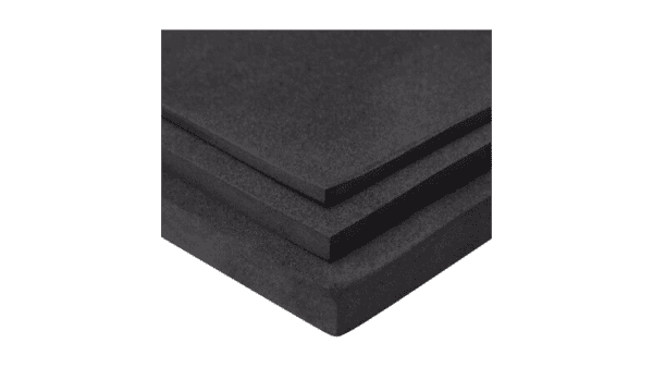 Schaumstoffe PE (Polyethylen), schwarz