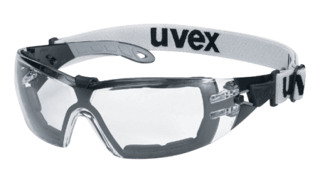 uvex pheos guard safety spectacles scratch-resistant, anti-fog