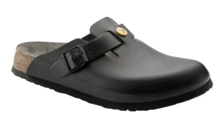 Offene ESD-Schuhe "Boston Birkenstock", Schwarz