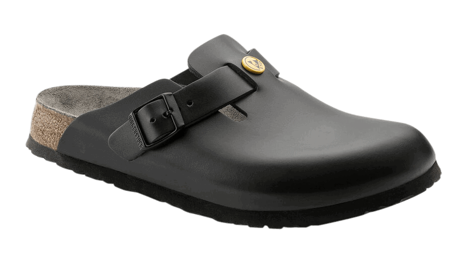 Offene ESD-Schuhe "Boston Birkenstock", Schwarz