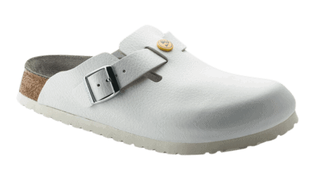 Offene ESD-Schuhe "Boston Birkenstock", Weiss