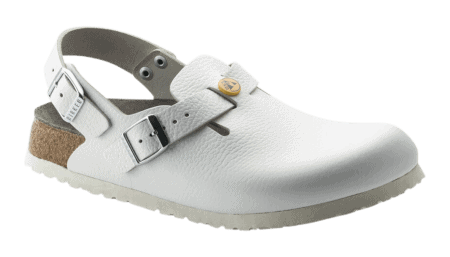 Offene ESD-Schuhe "Tokio Birkenstock", Weiss