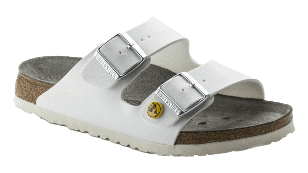 Offene ESD-Schuhe "Arizona Birkenstock", Weiss – Bild 5