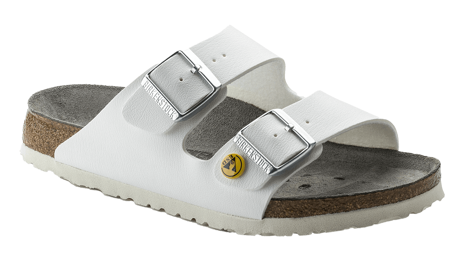 Offene ESD-Schuhe "Arizona Birkenstock", Weiss – Bild 5