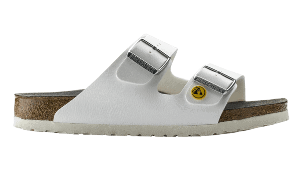 Offene ESD-Schuhe "Arizona Birkenstock", Weiss – Bild 6