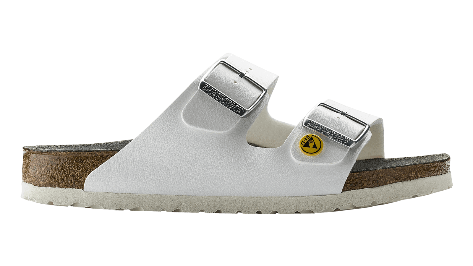 Offene ESD-Schuhe "Arizona Birkenstock", Weiss – Bild 6