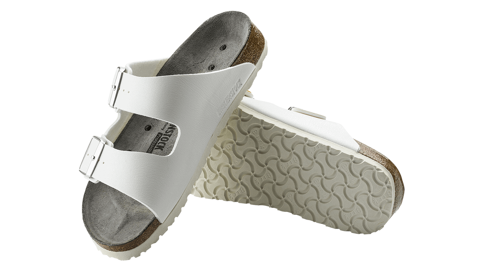 Offene ESD-Schuhe "Arizona Birkenstock", Weiss – Bild 4