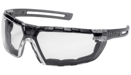uvex x-fit guard safety spectacles scratch-resistant, anti-fog