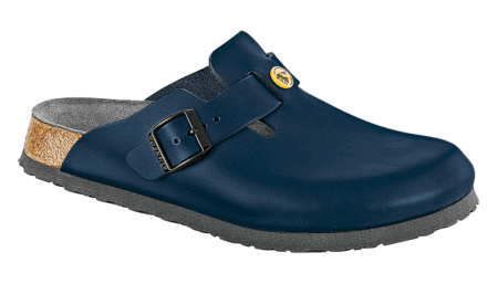 Offene ESD-Schuhe "Boston Birkenstock", Blau