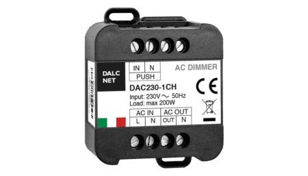 1 canal LED et halogène AC Dimmer + Fader