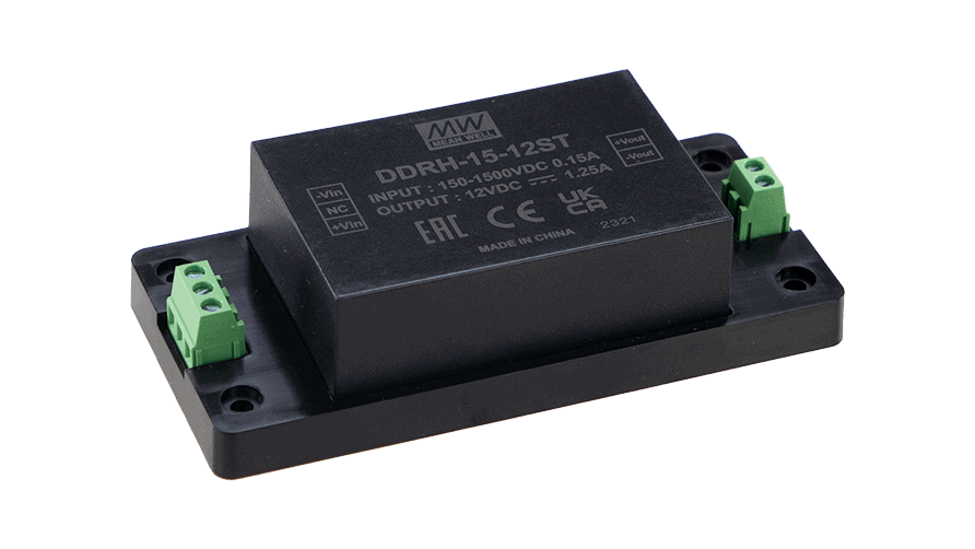 15W DC/DC-Wandler, Eingang 150...1500Vdc, Ausgang 24V/0.625A