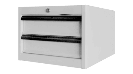 Hanging drawer unit with 2 drawers