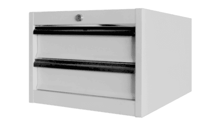 Suspended drawer unit (2 drawers), 380 x 520 x 260 mm