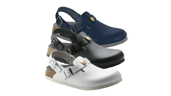 Offene ESD-Schuhe "Tokio Birkenstock", Blau – Bild 2