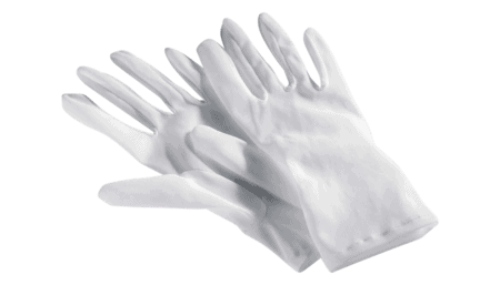 Perlon protective gloves in various sizes
