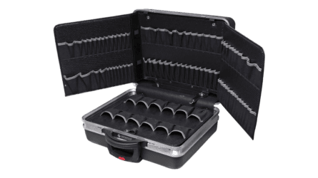 6515 R b00 werkzeug rollen koffer zangen schraubendreher leer tool case pliers screwdriver roller empty