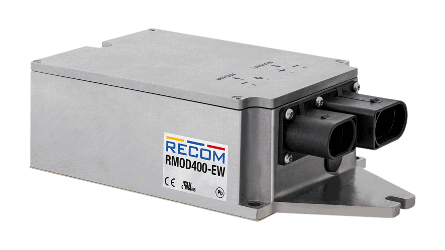 400W Off Highway Vehicle DC/DC Wandler In: 33.6...125Vdc / Out 13Vdc/30.8A